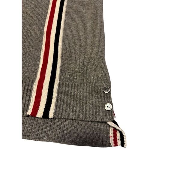 Thom Browne size S (1) wool tricolor intarsia stripe crewneck sweater - EUC - Picture 6 of 12